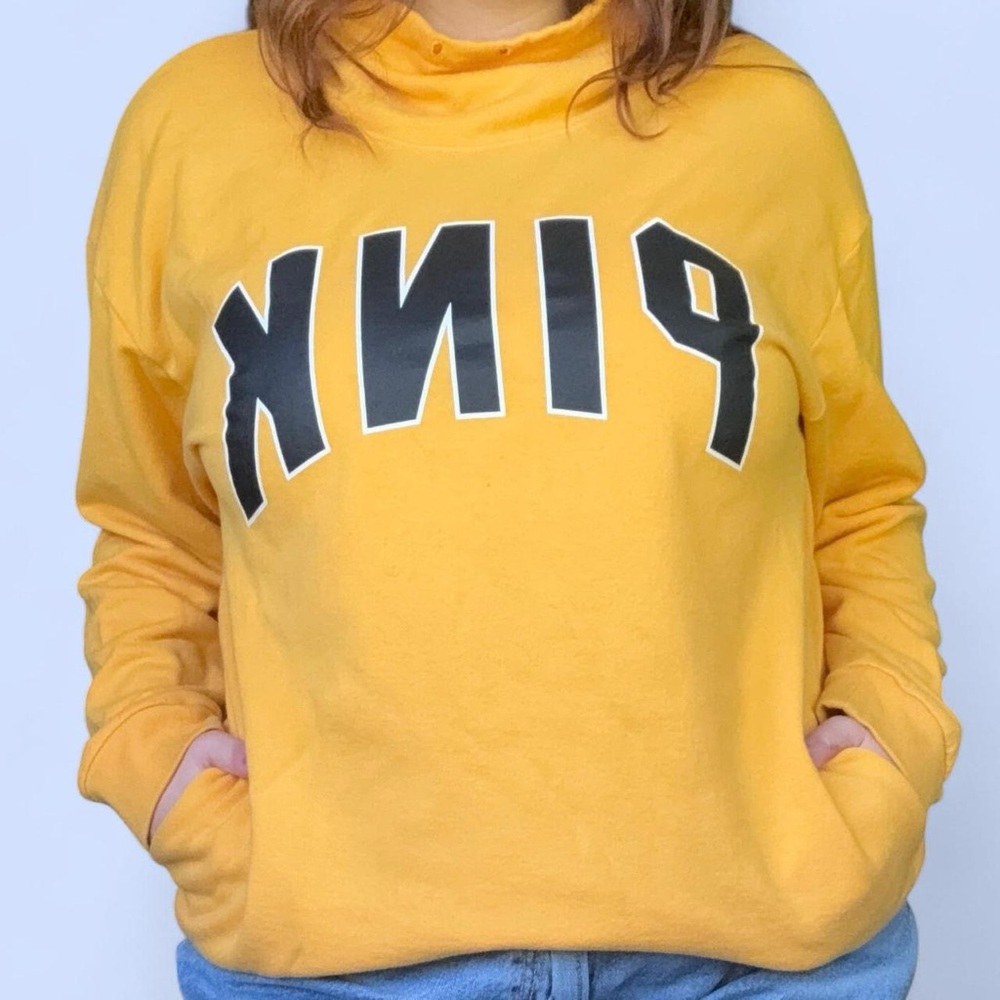 Victoria's Secret PINK Yellow Sweatshirt